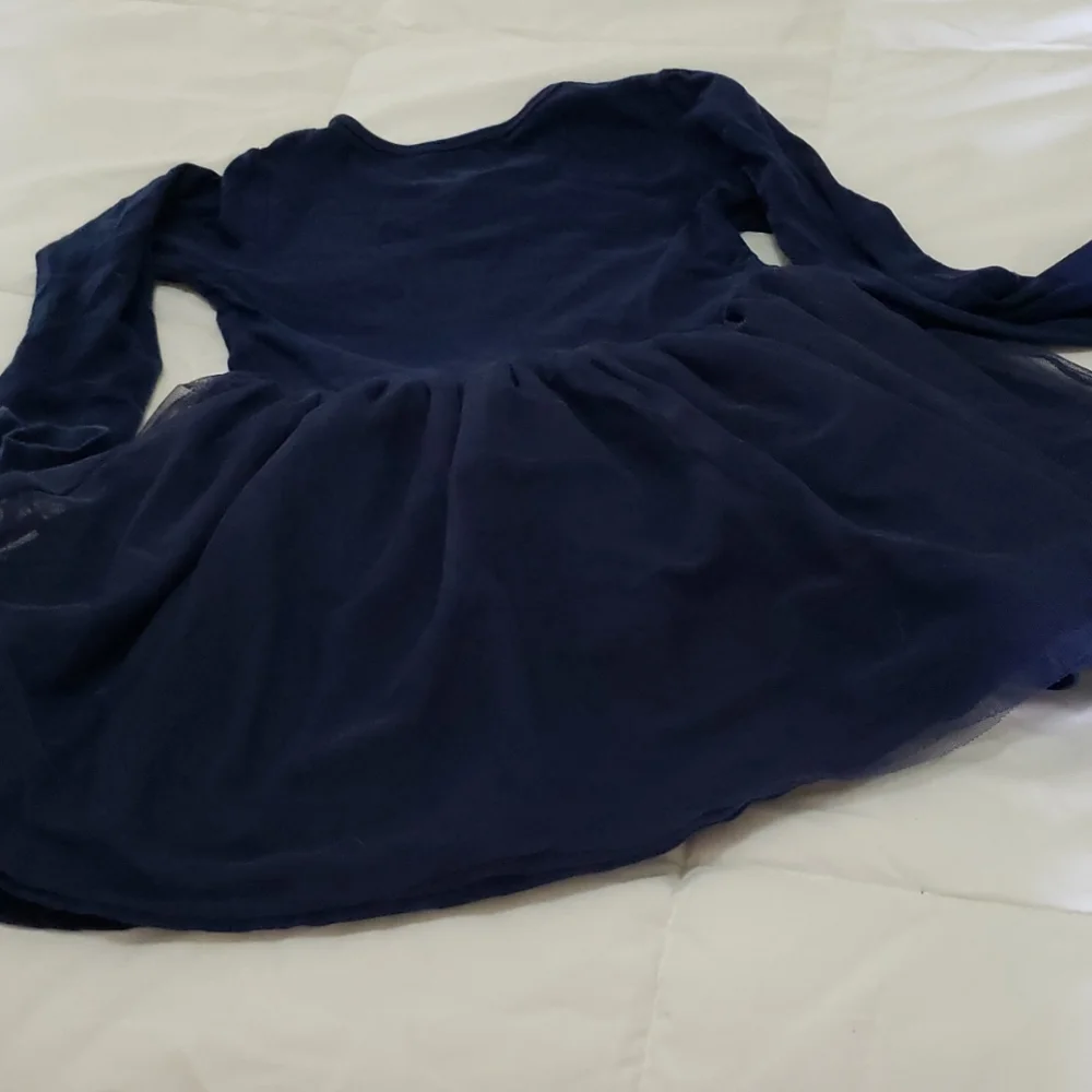 Damaged in flood‎ Girls navy dress